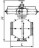 Кран шаровый 11с(6)745п8 сталь Ру 12,5 Ду 150